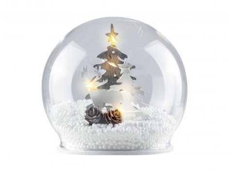 Decorazioni natalizie in legno con LED