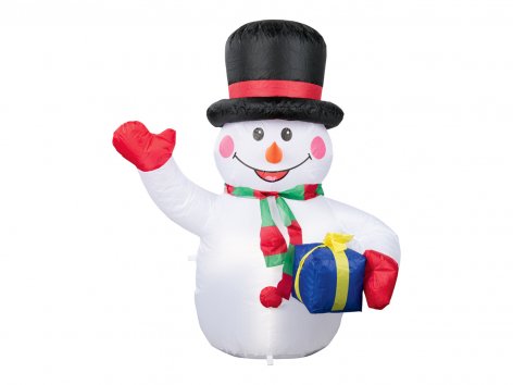 Decorazione natalizia autogonfiante con LED