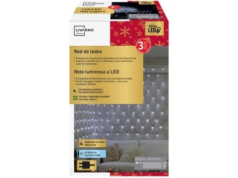 Tenda o rete luminosa a LED