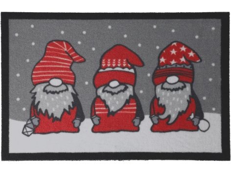 Tappeto natalizio catturasporco, 40x60 cm