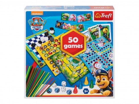 Set giochi classici "50 in 1" "Paw Patrol, PJ Masks, Frozen, Disney"