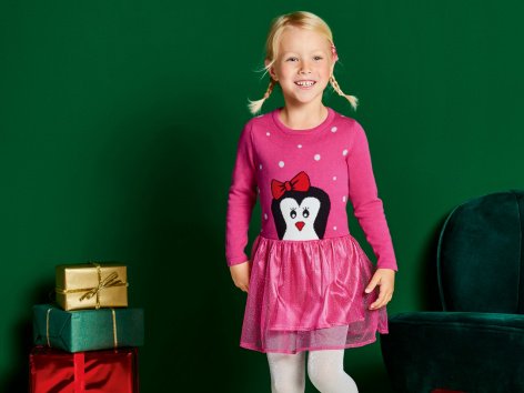 Vestito natalizio da bambina