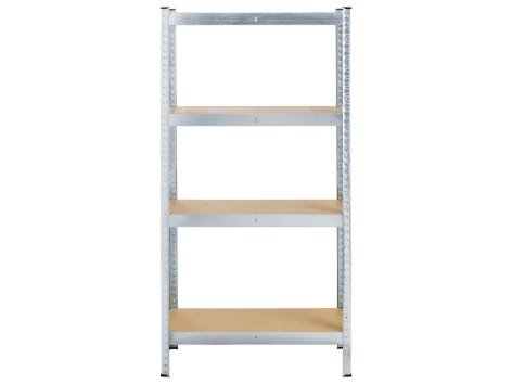 Scaffale in metallo con 4 ripiani