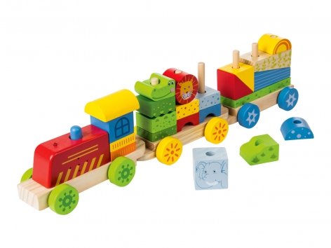 Pista per biglie, arca di Noè o trenino con costruzioni