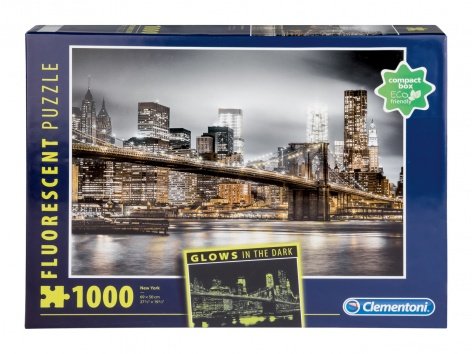 Puzzle 3D o fluorescente