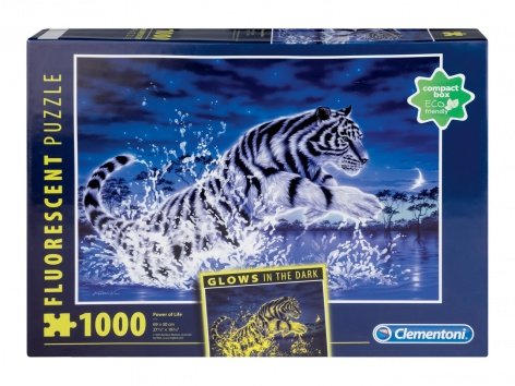 Puzzle 3D o fluorescente