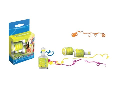 Bottigliette "CIN CIN" spara stelle filanti