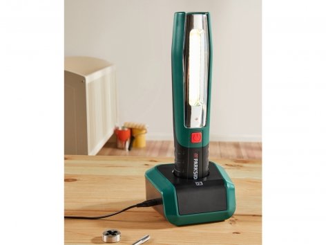 Torcia a LED con stazione di ricarica