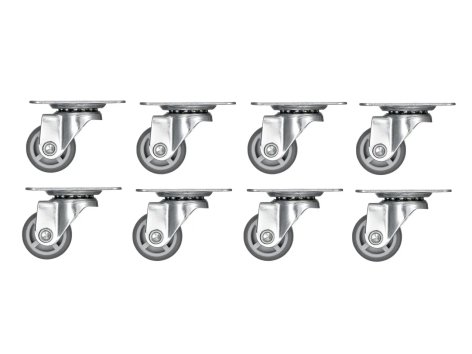 Set rotelle per mobili, 4 o 8 pezzi