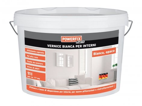 Vernice bianca per interni