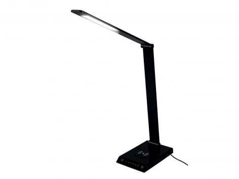 Lampada LED per scrivania con caricabatterie ad induzione