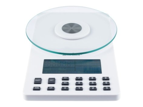 Bilancia da cucina con valori nutrizionali