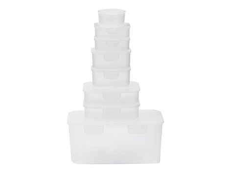 Set contenitori salvafreschezza, 8 pezzi