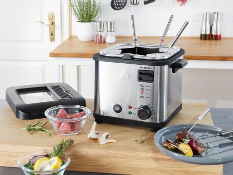 Mini friggitrice 2 in 1