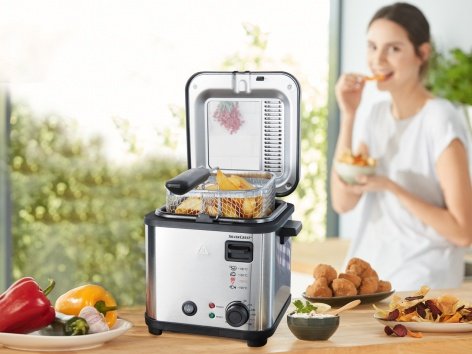 Mini friggitrice 2 in 1