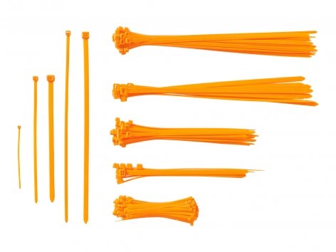 Fascette fermacavo nere, bianche o fluorescenti