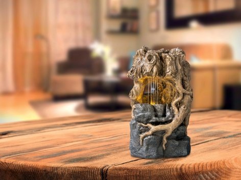 Fontanella per interni con LED