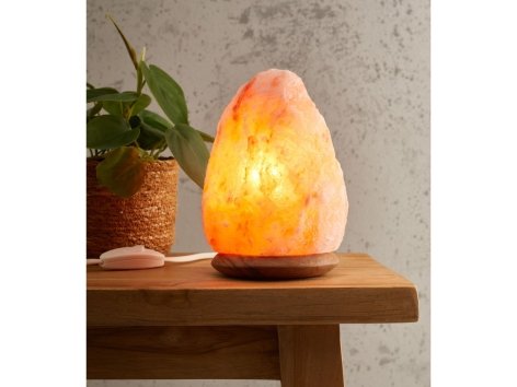 Lampada ai cristalli di sale