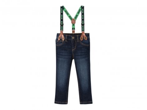 Jeans da bambino con bretelle