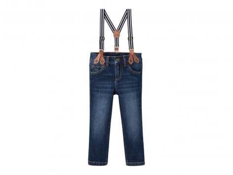 Jeans da bambino con bretelle