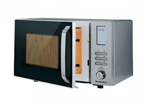 Microonde digitale argento
