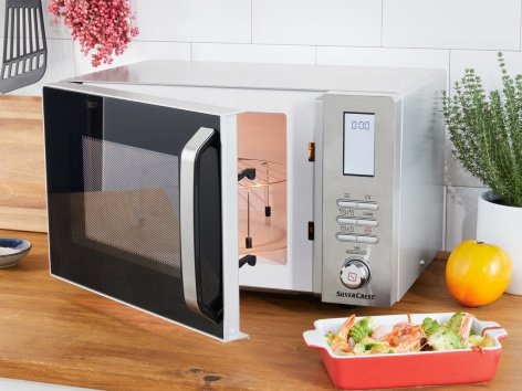 Microonde digitale argento