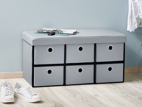 Cassapanca con 6 cassetti