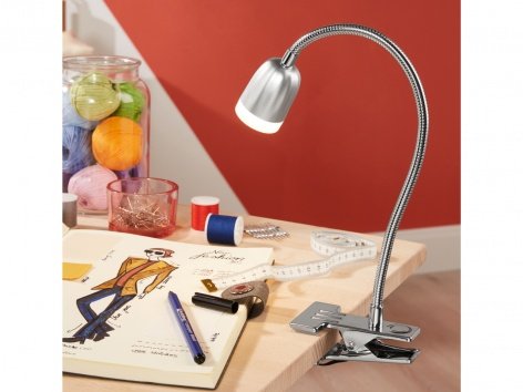 Lampada LED con morsetto o da tavolo