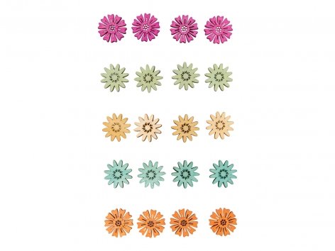 Decorazioni primaverili  in legno