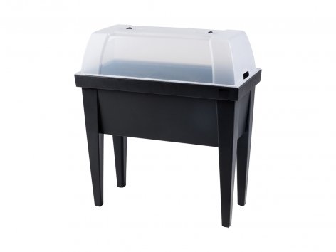 Fioriera rialzata con copertura