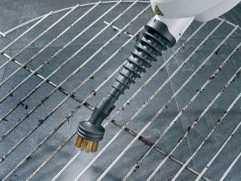 Scopa a vapore e pulitore manuale 2 in 1