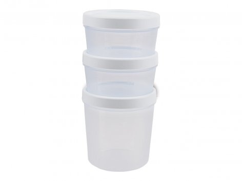 Contenitori salvafreschezza, 3 pezzi