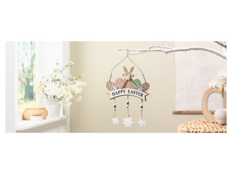 Decorazioni pasquali in legno e feltro