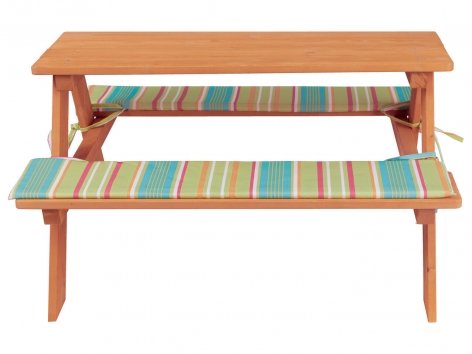 Tavolo con panche per bambini