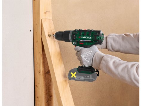 Trapano a percussione ricaricabile