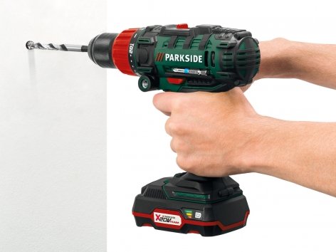 Trapano a percussione ricaricabile