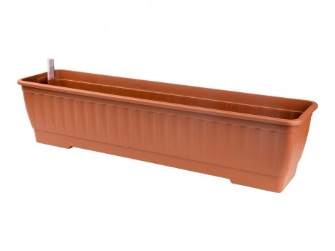 Vaso per fiori con sistema d'irrigazione controllata