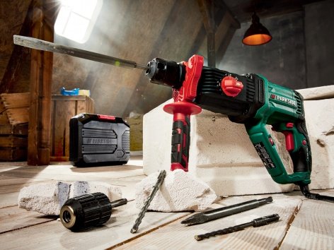 Trapano a percussione scalpellatore pneumatico