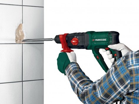 Trapano a percussione scalpellatore pneumatico