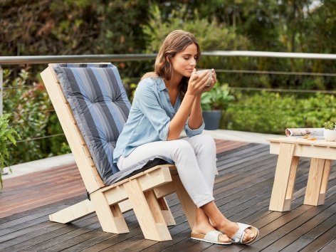 Cuscino per sedia sdraio