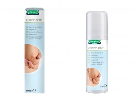 Pomata per ferite e scottature, cerotto spray o spray emostatico per ferite