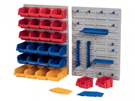 Set portaminuteria da parete