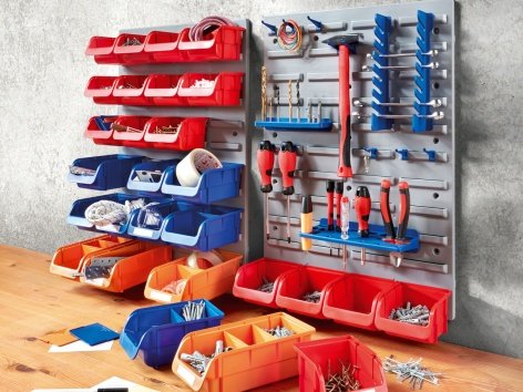 Set portaminuteria da parete