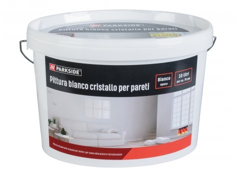 Pittura bianco cristallo per pareti