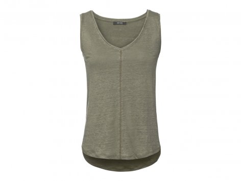 Canotta in lino da donna