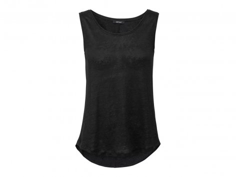 Canotta in lino da donna