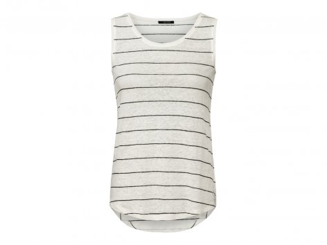 Canotta in lino da donna