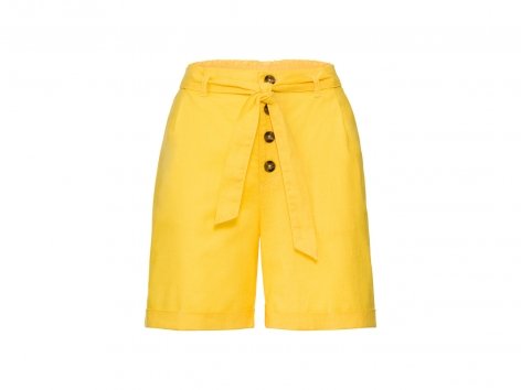 Shorts in lino da donna