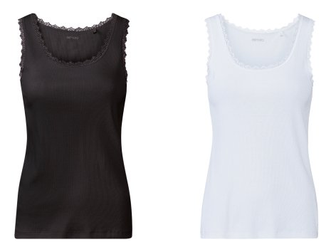 Canotta da donna con pizzo