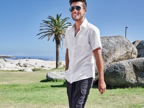 Camicia a maniche corte da uomo